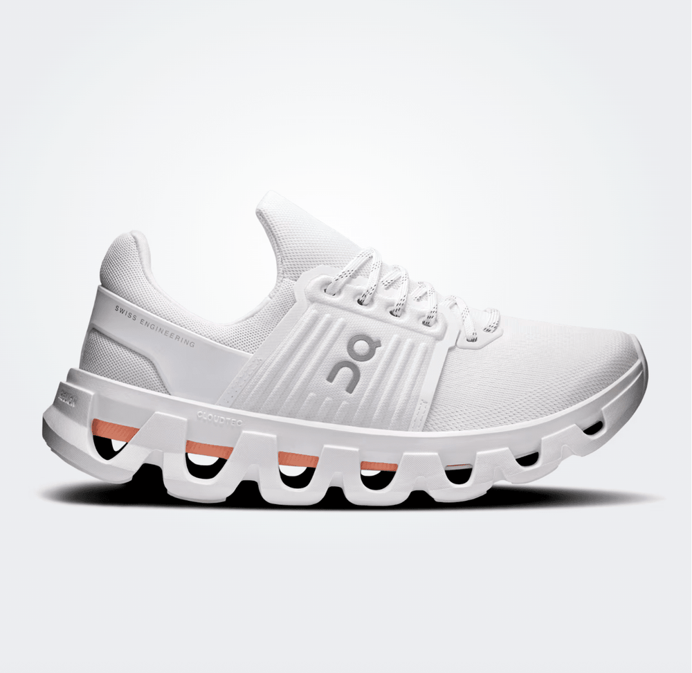 On Running CLOUDSWIFT 4 AD WOMEN WHITE/SUNSTONE SNEAKER Shoes | Shop now at Main & Taylor Shoes!