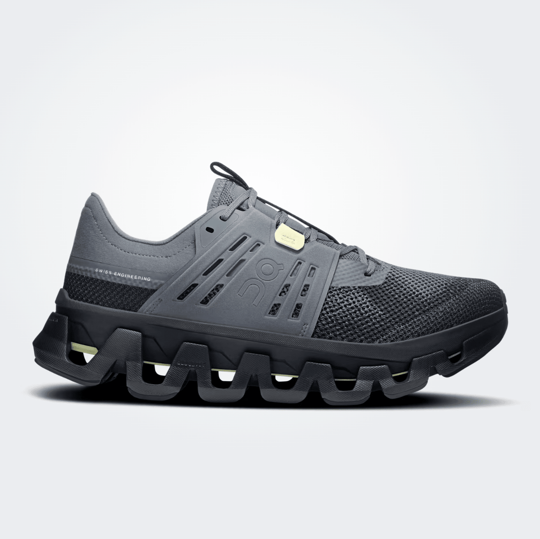 On Running CLOUDSWIFT AMP MEN STONE/BLACK SNEAKER Shoes | Shop now at Main &amp; Taylor Shoes!