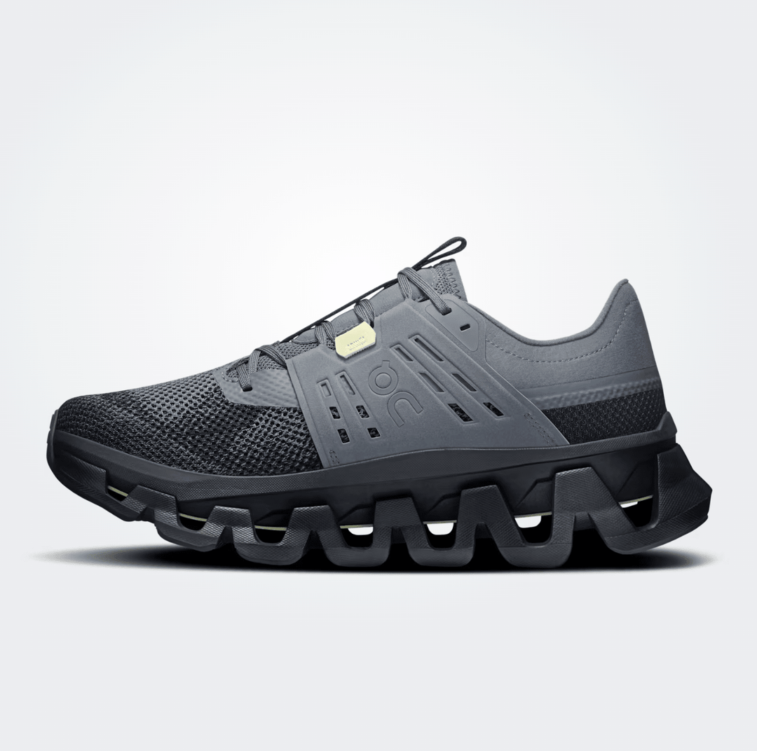 On Running CLOUDSWIFT AMP MEN STONE/BLACK SNEAKER Shoes | Shop now at Main &amp; Taylor Shoes!