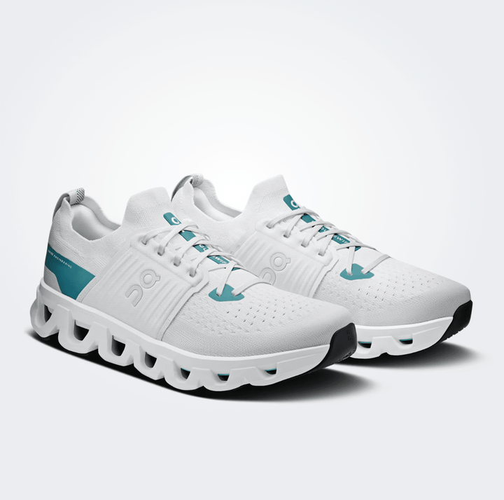 On Running CLOUDSWIFT4 MEN FROST/WHITE SNEAKER Shoes | Shop now at Main &amp; Taylor Shoes!
