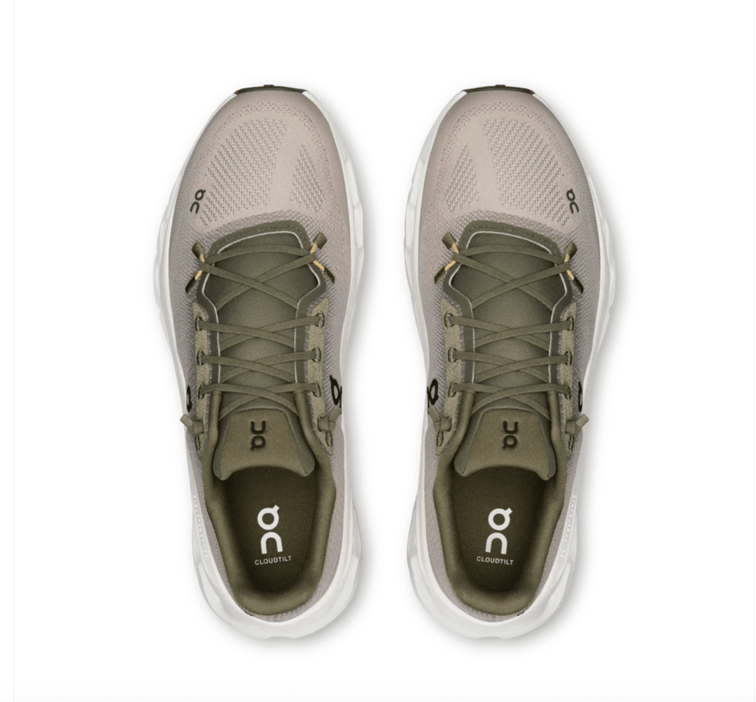 On Running CLOUDTILT MEN OLIVE/DESERT SNEAKER SHOES | Shop now at Main &amp; Taylor Shoes!