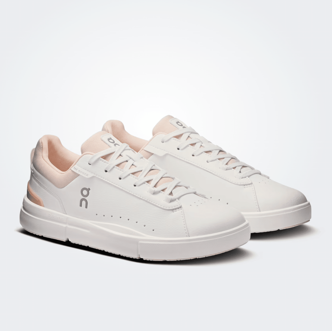 On Running ROGER ADVANTAGE WOMEN WHITE/ROSEHIP SNEAKER Shoes | Shop now at Main & Taylor Shoes!
