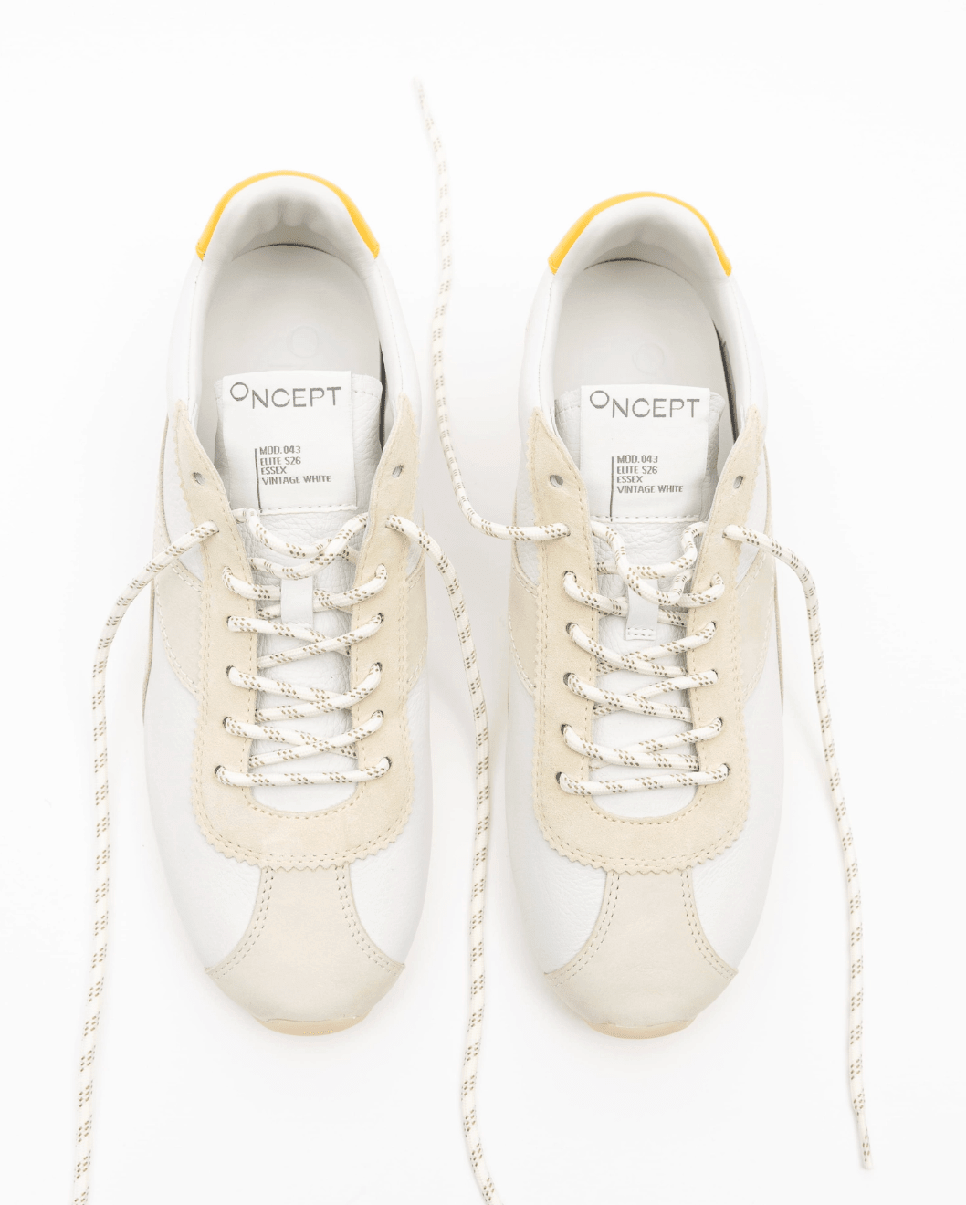 Oncept ESSEX VINTAGE WHITE SNEAKER Shoes | Shop now at Main &amp; Taylor Shoes!