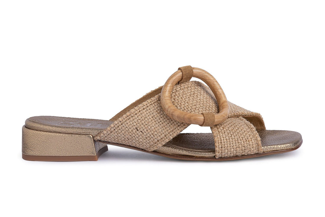 PEDRO GARCIA EDEM NATURAL BURLAP SHOES | Shop now at Main & Taylor Shoes!