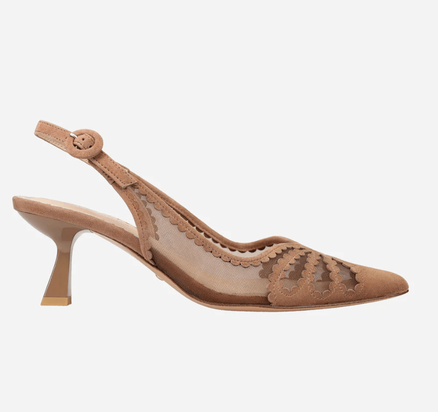 Pelle Moda JACIE TAUPE MESH HEEL Shoes | Shop now at Main &amp; Taylor Shoes!
