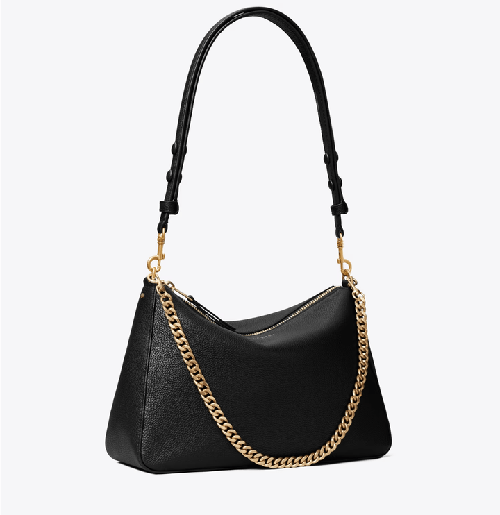 TORY BURCH HANDBAGS PERRY SHOULDER BAG BLACK HANDBAGS | Shop now at Main &amp; Taylor Shoes!