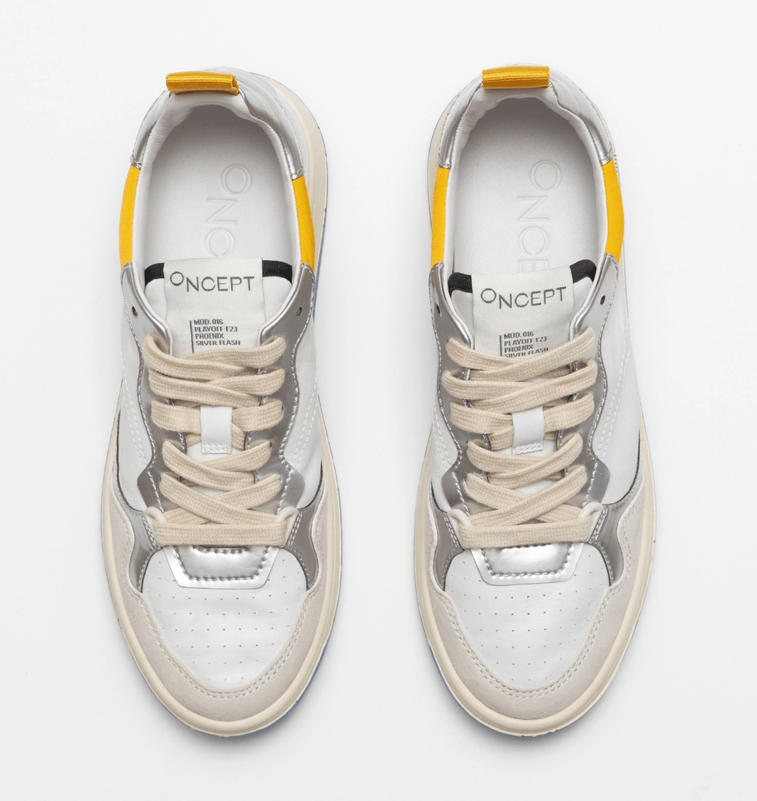 oncept PHOENIX SILVER FLASH Shoes | Shop now at Main &amp; Taylor Shoes!