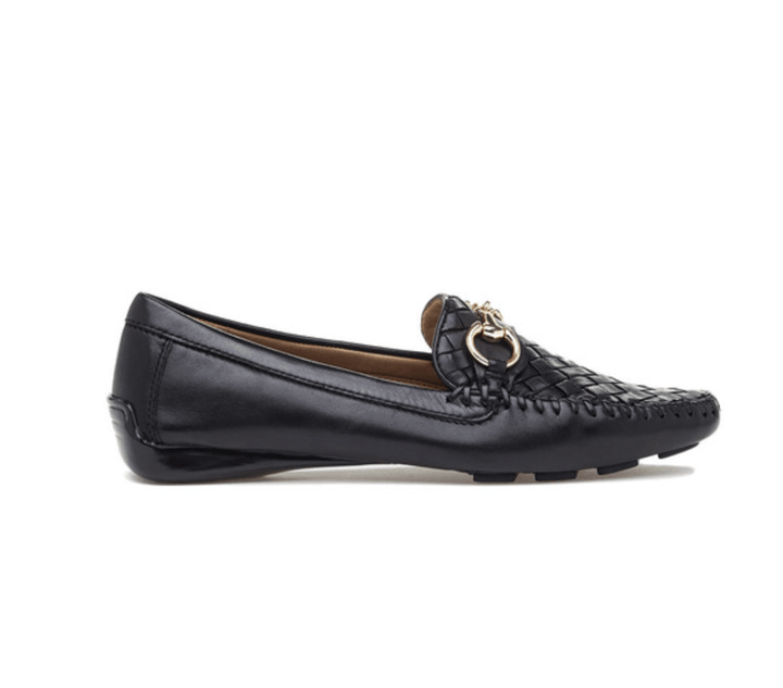 ROBERT ZUR PERLATA BLACK DRIVING MOC SHOES | Shop now at Main &amp; Taylor Shoes!