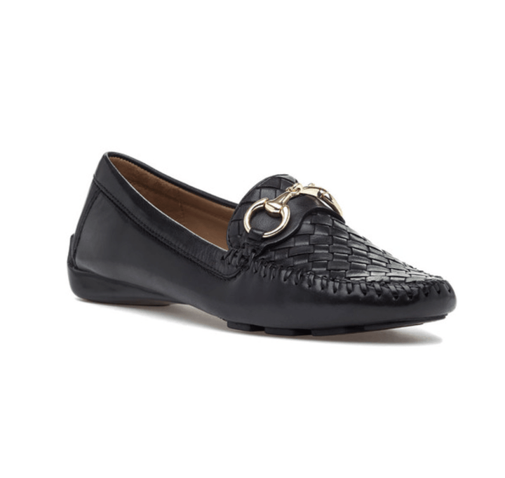 ROBERT ZUR PERLATA BLACK DRIVING MOC SHOES | Shop now at Main &amp; Taylor Shoes!
