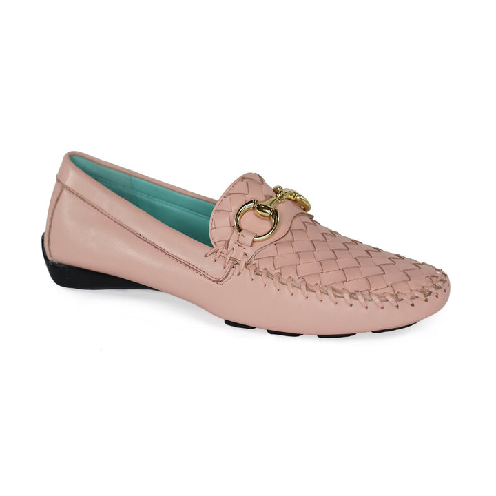 ROBERT ZUR PERLATA LT PINK DRIVING MOC SHOES | Shop now at Main &amp; Taylor Shoes!