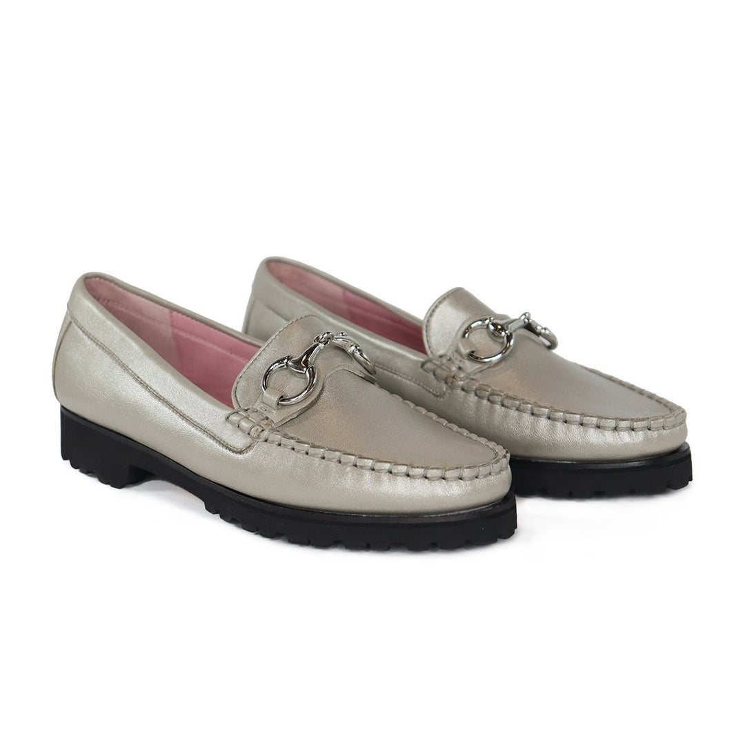 ROBERT ZUR SOHO TRUE SILVER LOAFER SHOES | Shop now at Main & Taylor Shoes!