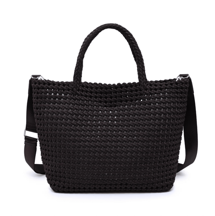 Sol and Seline AMBROSIA MEDIUM CHOCOLATE TOTE HANDBAGS | Shop now at Main &amp; Taylor Shoes!