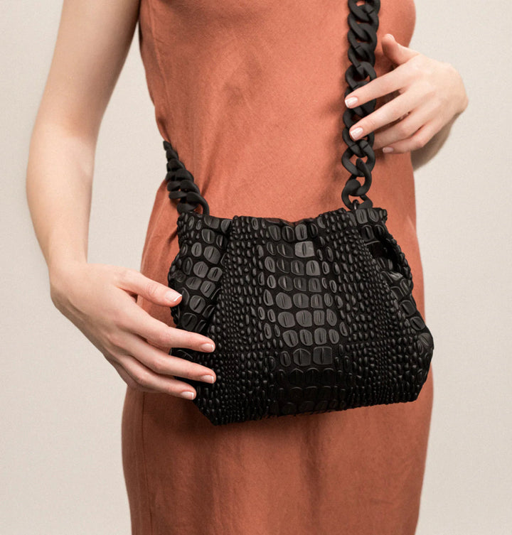 Daniella Lehavi Handbags TOKYO BALI BLACK HANDBAGS | Shop now at Main &amp; Taylor Shoes!
