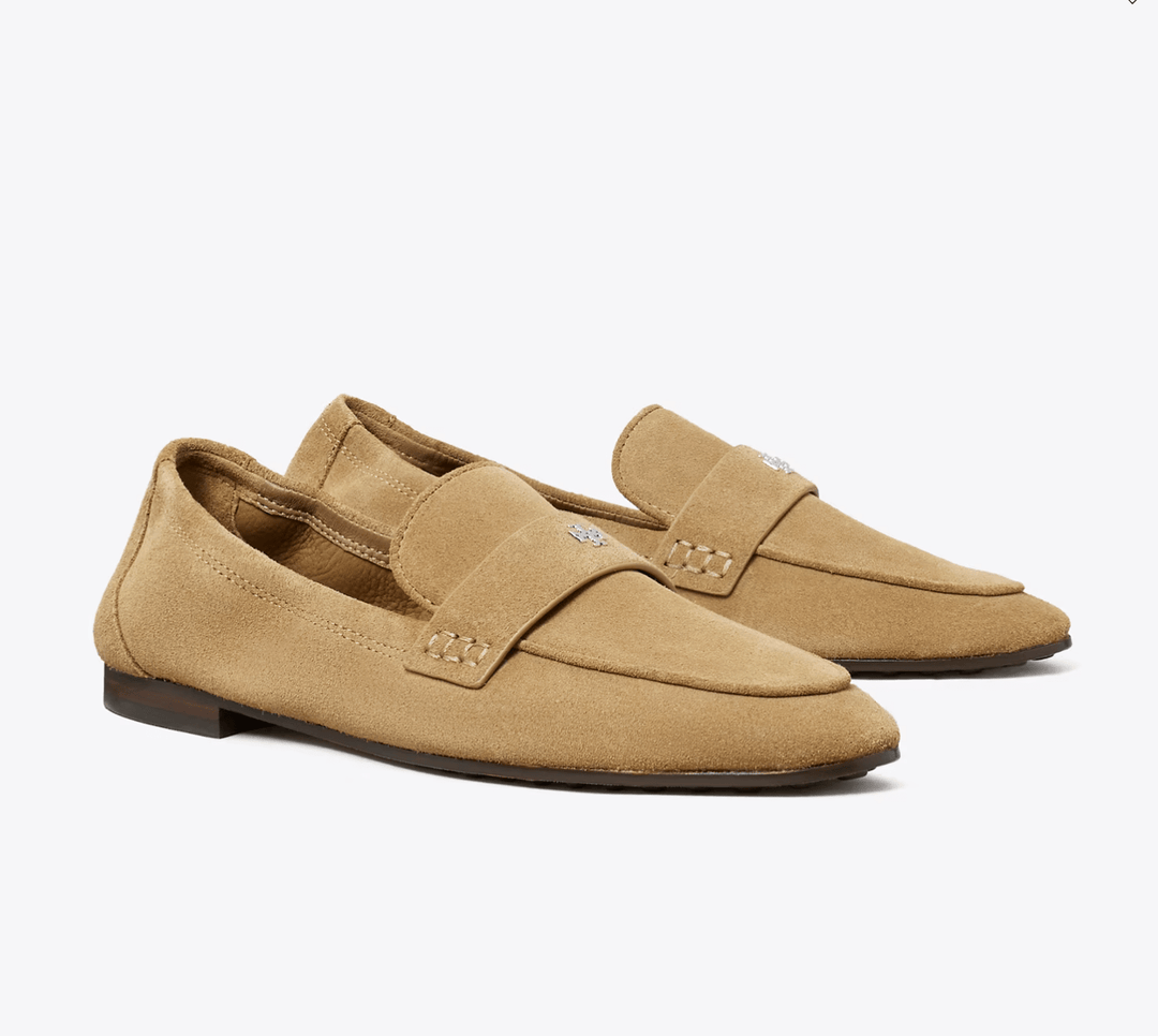 Tory Burch BALLET LOAFER RIVER ROCK SUEDE Shoes | Shop now at Main & Taylor Shoes!