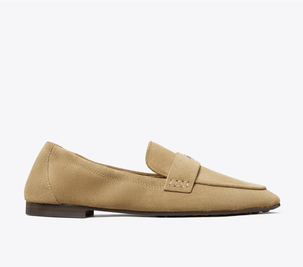 Tory Burch BALLET LOAFER RIVER ROCK SUEDE Shoes | Shop now at Main & Taylor Shoes!