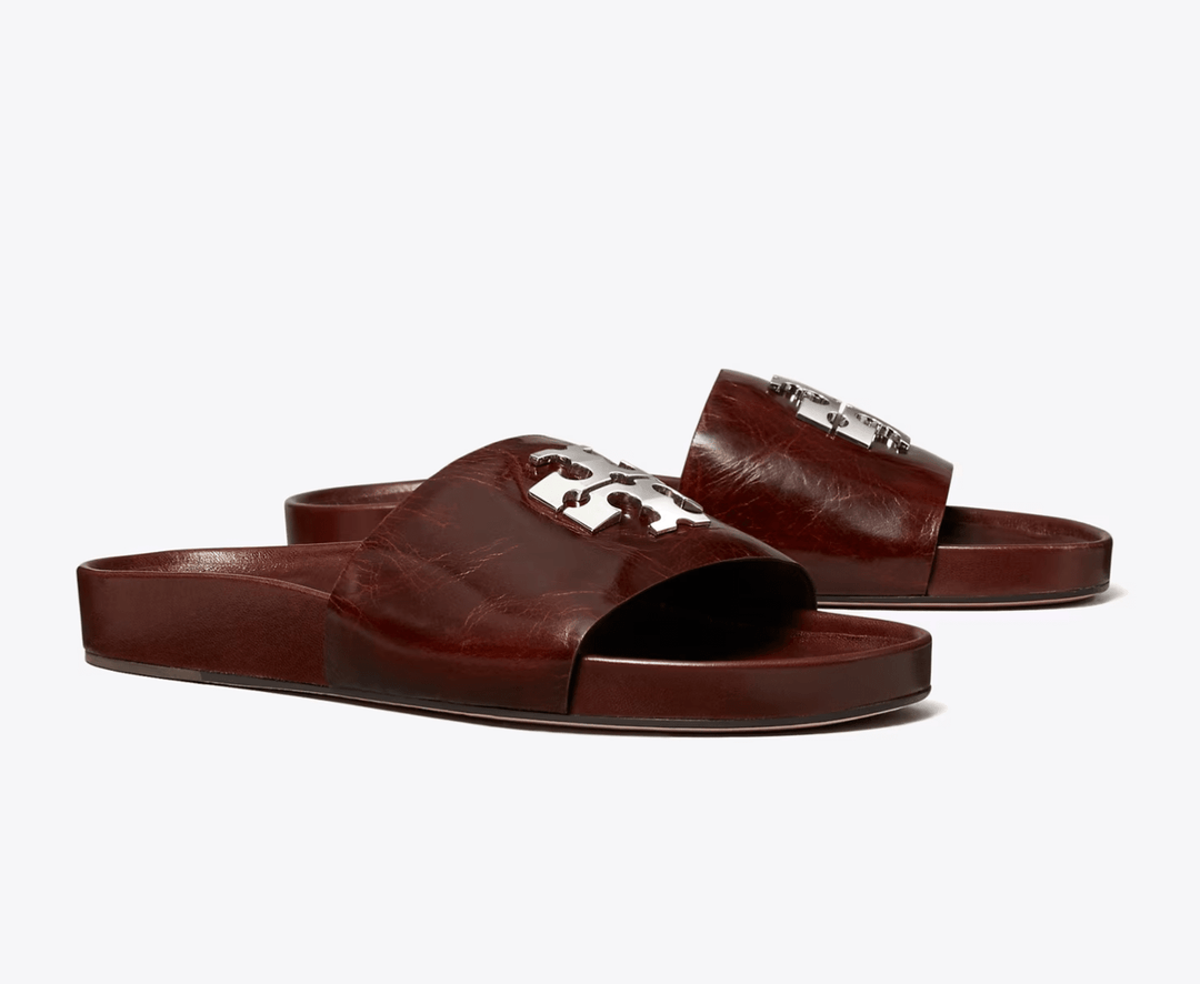 Tory Burch Charlie Sport Slide Papaya Seed Shoes | Shop now at Main & Taylor Shoes!