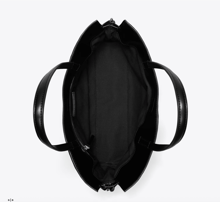 Tory Burch Handbag ELLA RECYCLED DRAWSTRING TOTE SMALL BLACK Handbags | Shop now at Main &amp; Taylor Shoes!