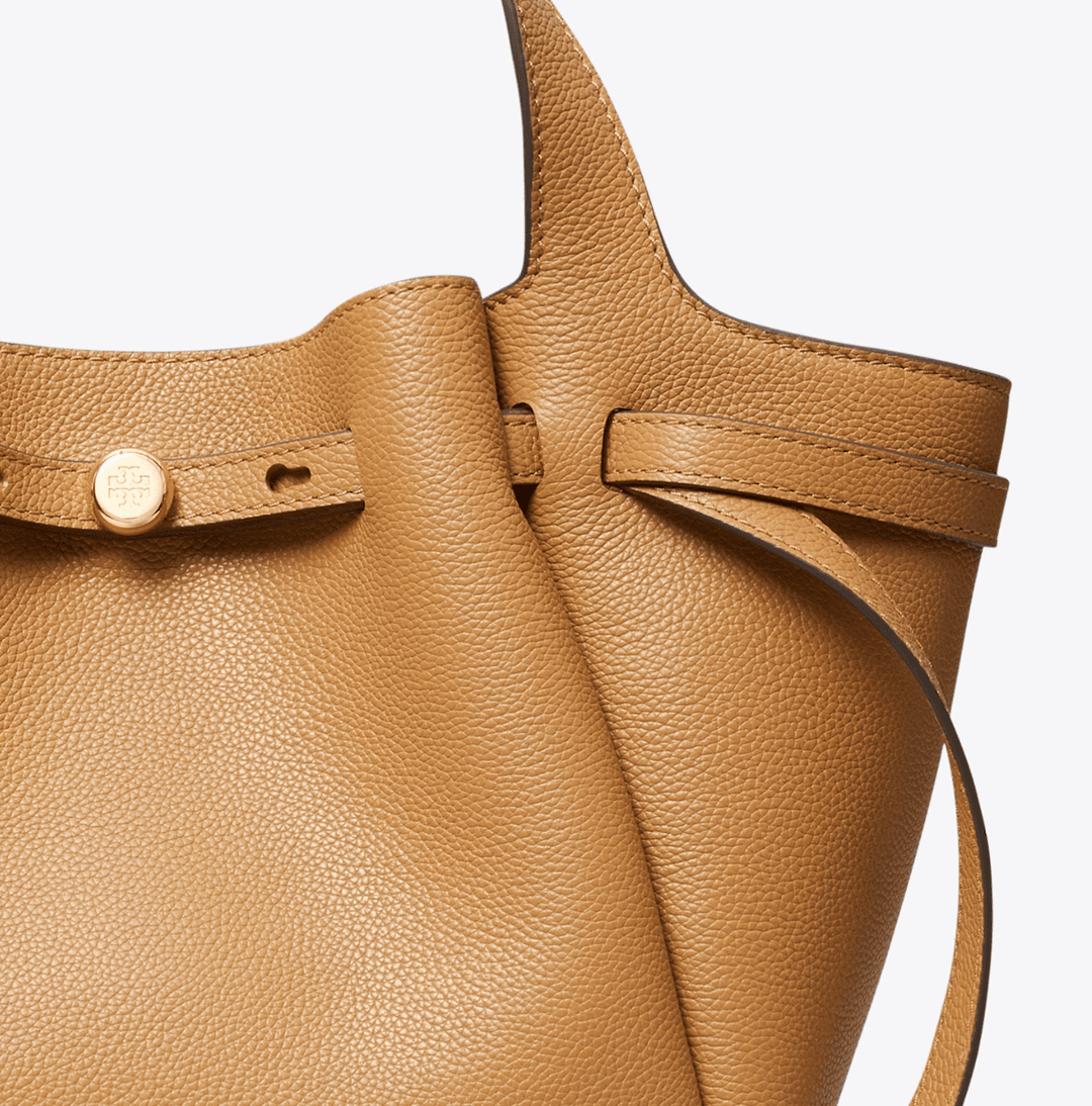 TORY BURCH HANDBAGS ROMY SMALL TOTE TIRAMASU HANDBAGS | Shop now at Main &amp; Taylor Shoes!