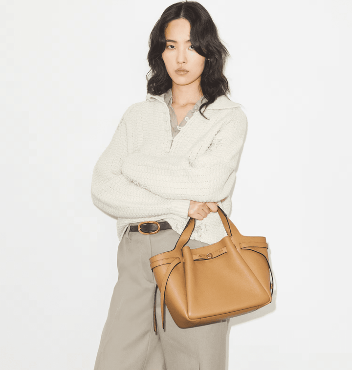 TORY BURCH HANDBAGS ROMY SMALL TOTE TIRAMASU HANDBAGS | Shop now at Main &amp; Taylor Shoes!