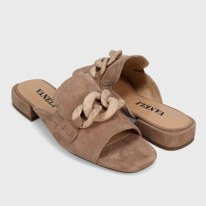 VANELI ENZA MILITARY SUEDE SLIDE Shoes | Shop now at Main &amp; Taylor Shoes!