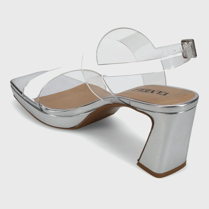 VANELI MAIDA CLEAR VINYL HEEL SHOES | Shop now at Main &amp; Taylor Shoes!