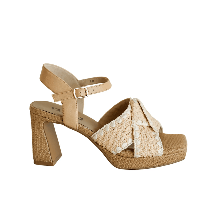 VANELI MARCIA NATURAL/WHITE Shoes | Shop now at Main &amp; Taylor Shoes!