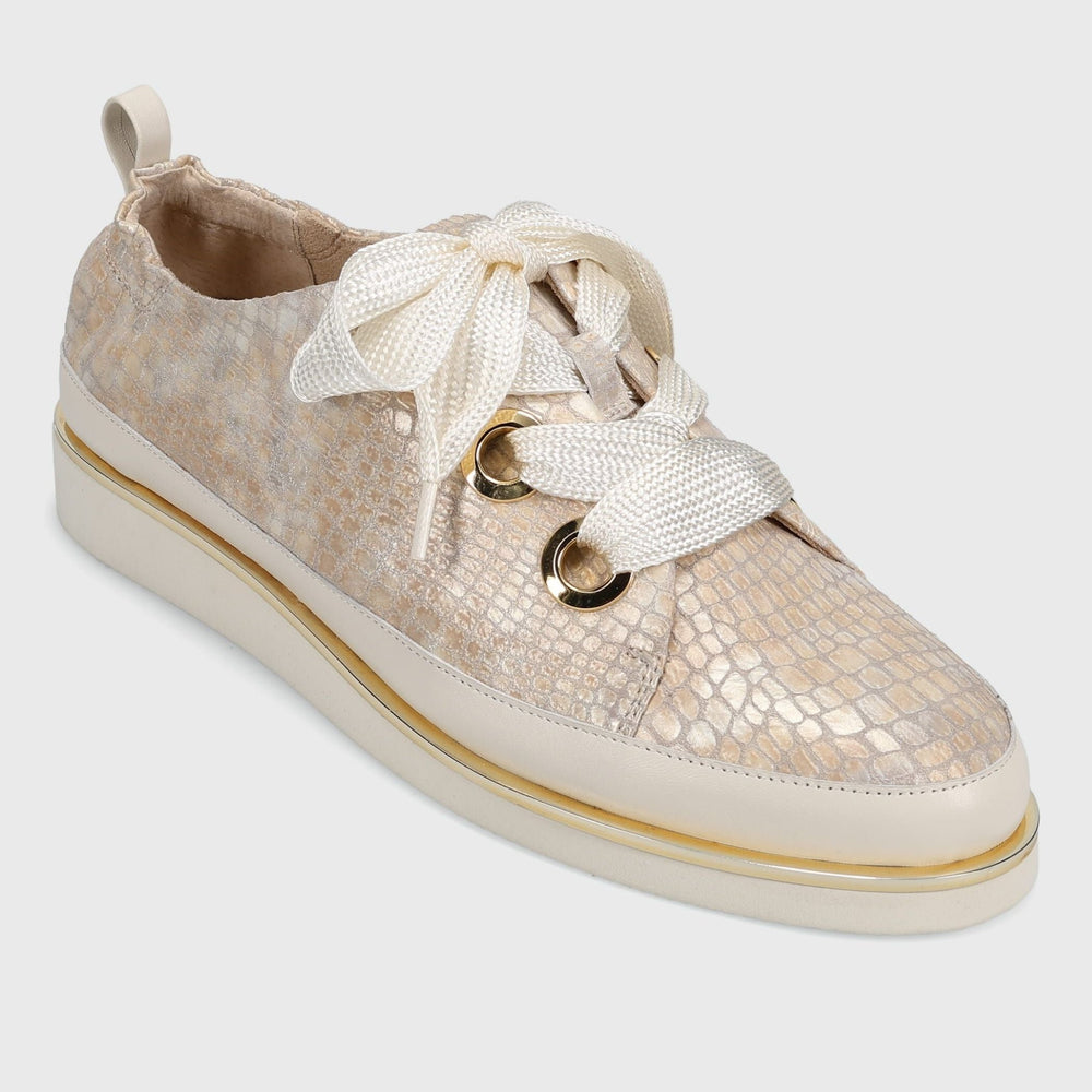VANELI QUENDA CHAMPAGNE SNEAKER SHOES | Shop now at Main & Taylor Shoes!