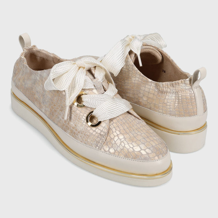 VANELI QUENDA CHAMPAGNE SNEAKER SHOES | Shop now at Main &amp; Taylor Shoes!