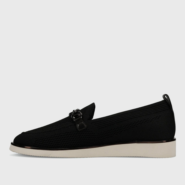 VANELI QUINCE BLACK KNIT SLIP - ON SHOES | Shop now at Main &amp; Taylor Shoes!