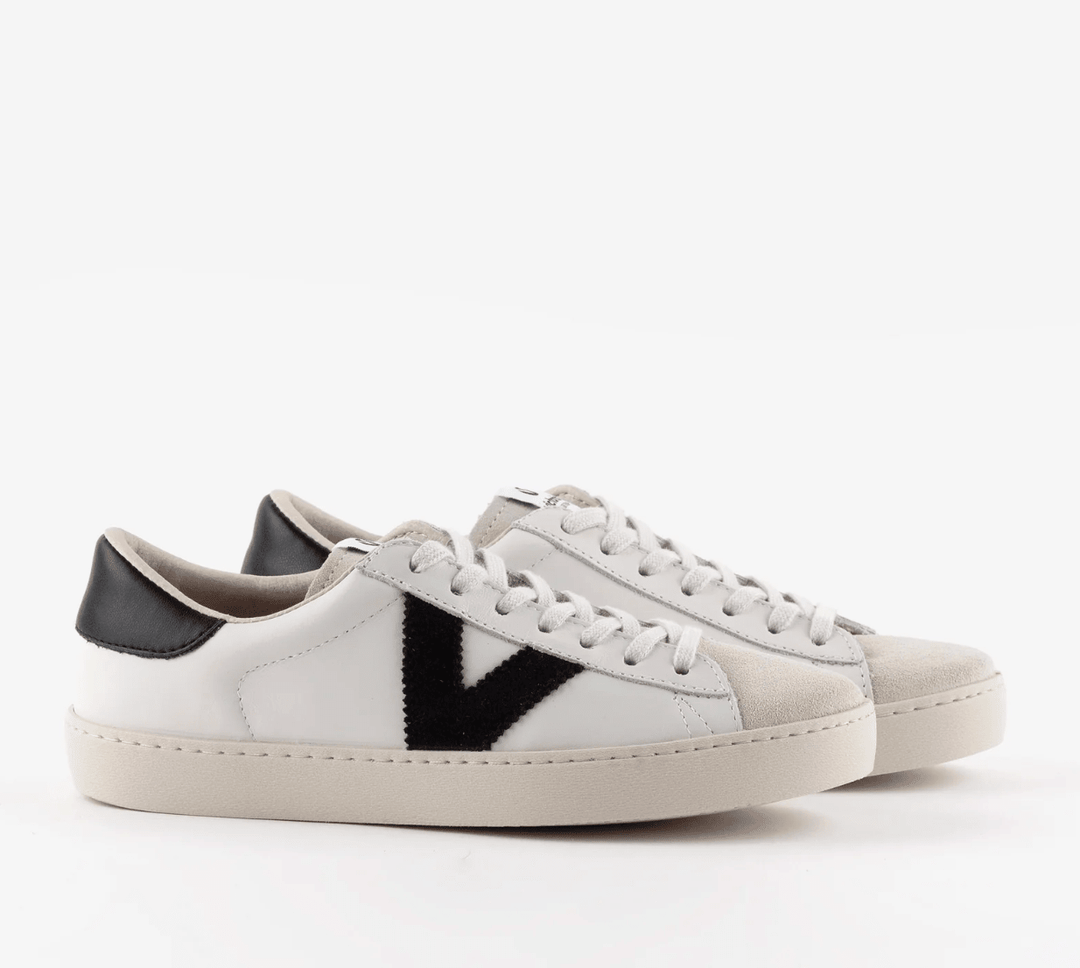 VICTORIA 1126142 WHITE/BLACK SNEAKER SHOES | Shop now at Main & Taylor Shoes!