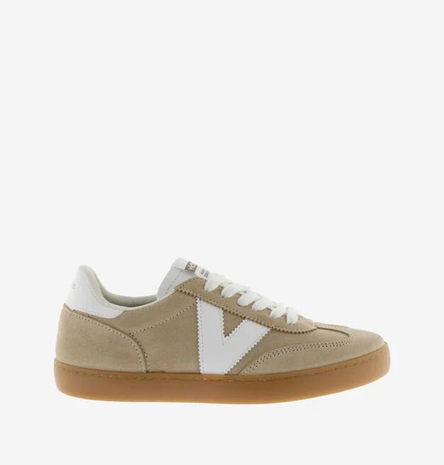 Victoria 1126212 BEIGE SUEDE SNEAKER Shoes | Shop now at Main &amp; Taylor Shoes!
