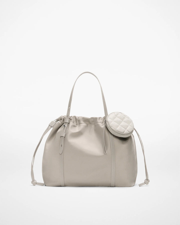 MZ Wallace WAVERLY SMALL TOTE SABLE PEARL HANDBAGS | Shop now at Main &amp; Taylor Shoes!