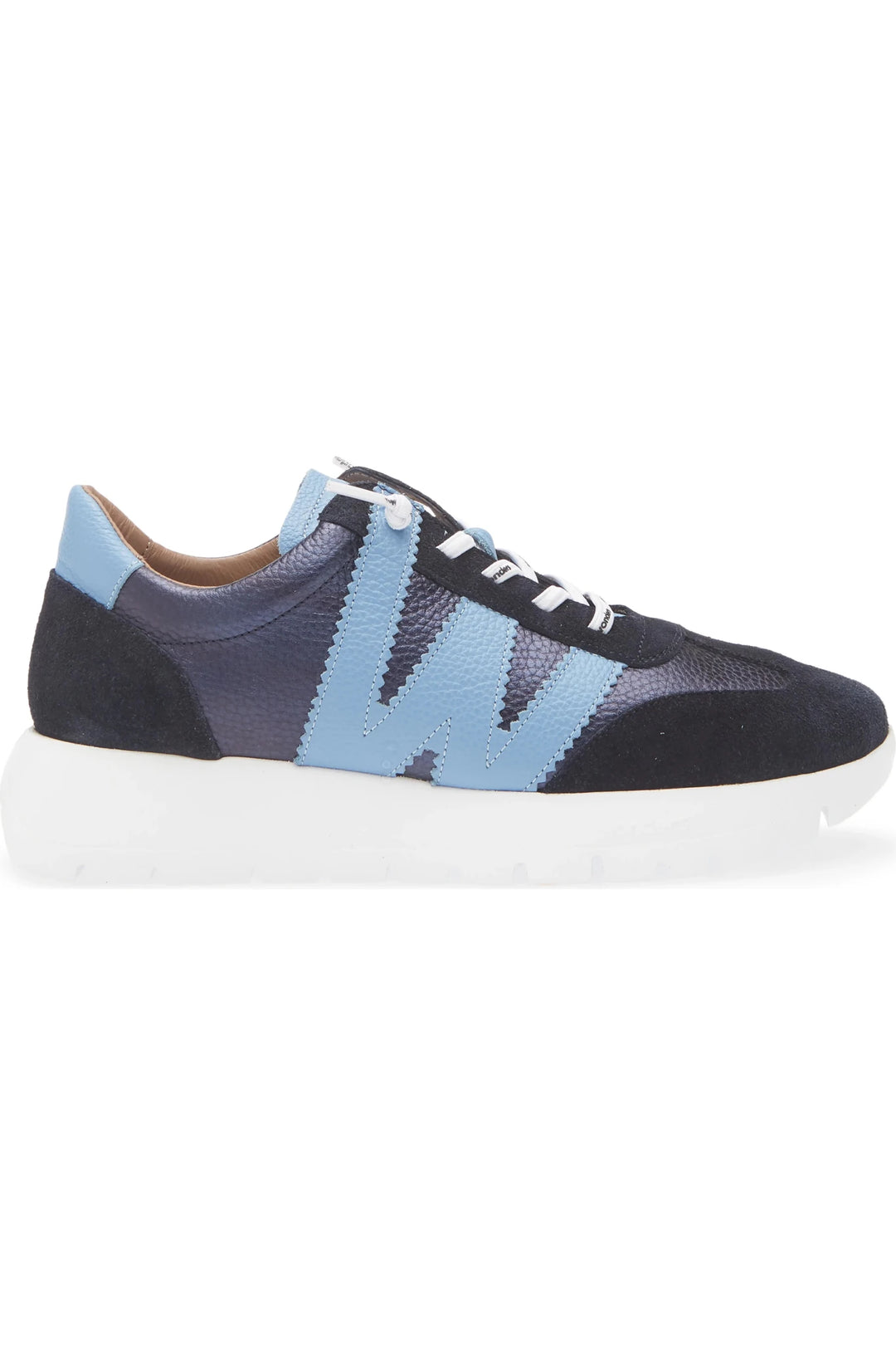 Wonders A - 2476 BLUE COMBO SNEAKER Shoes | Shop now at Main &amp; Taylor Shoes!