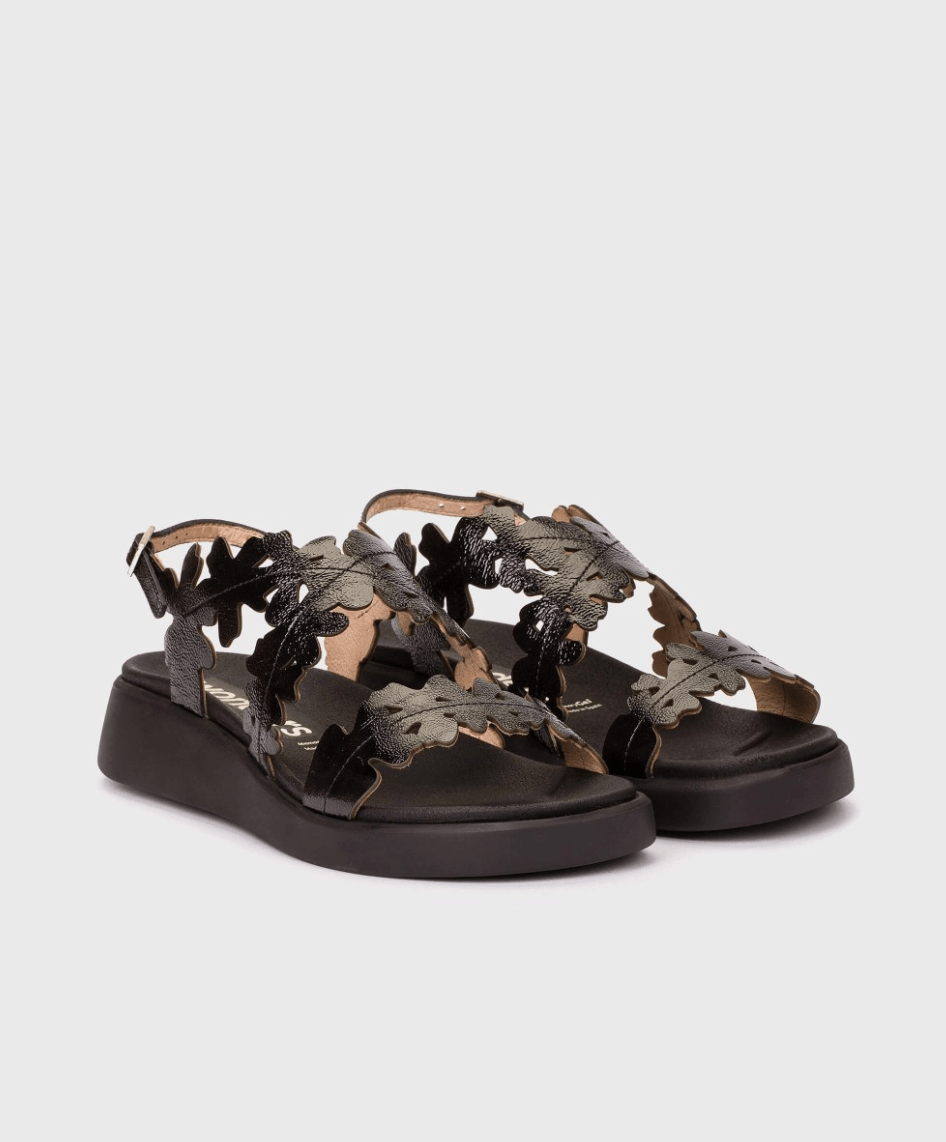 Wonders C - 6551 BLACK PATENT Shoes | Shop now at Main & Taylor Shoes!