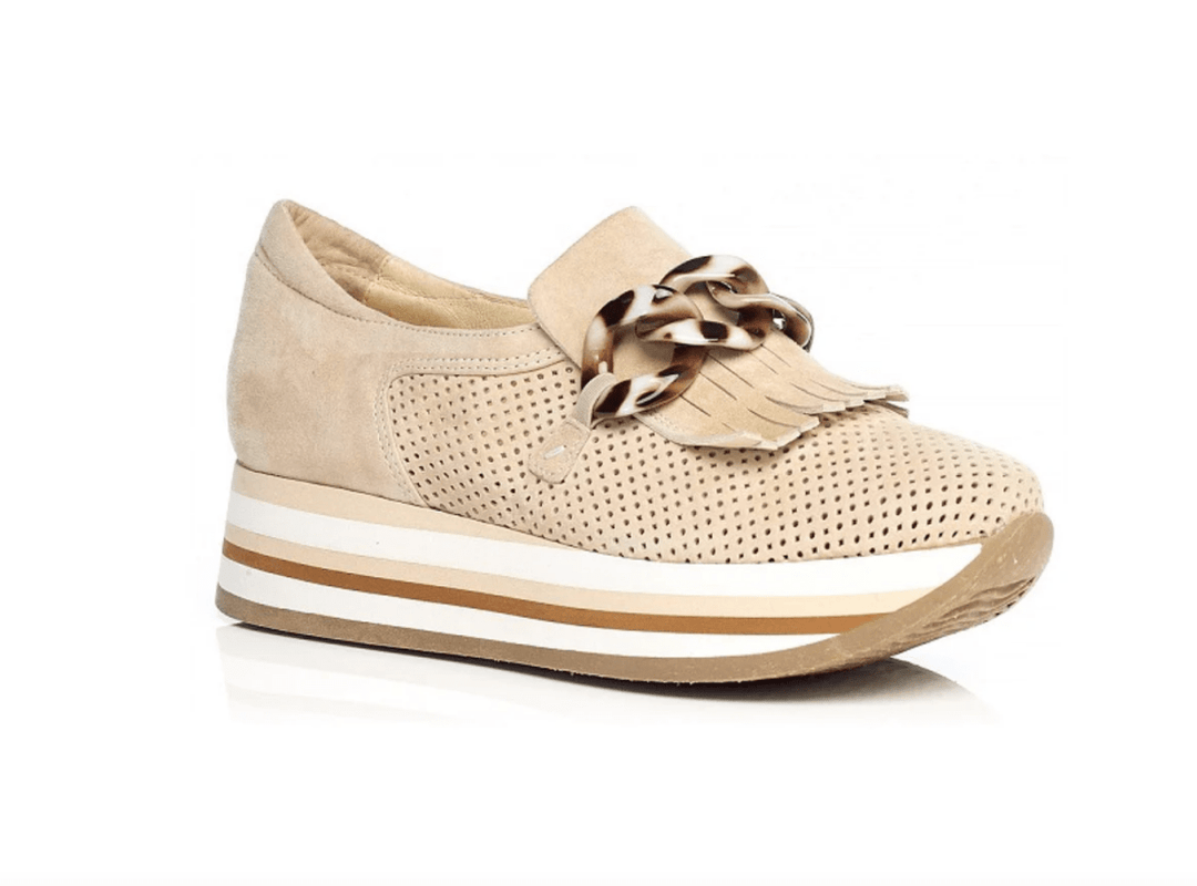 SOFTWAVES CADIE TASSEL LOAFER CAMEL SUEDE SHOES | Shop now at Main & Taylor Shoes!