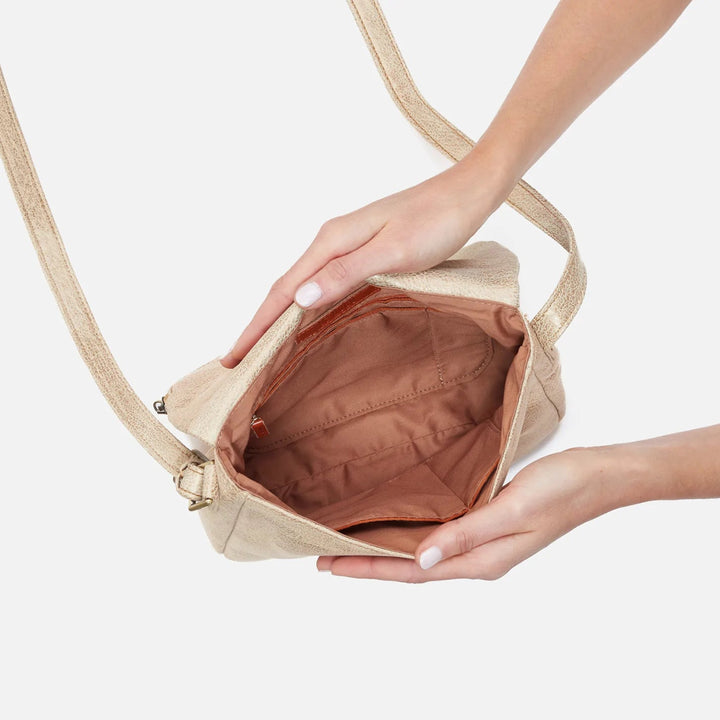 HOBO FERN MESSENGER GOLDLEAF HANDBAGS | Shop now at Main &amp; Taylor Shoes!