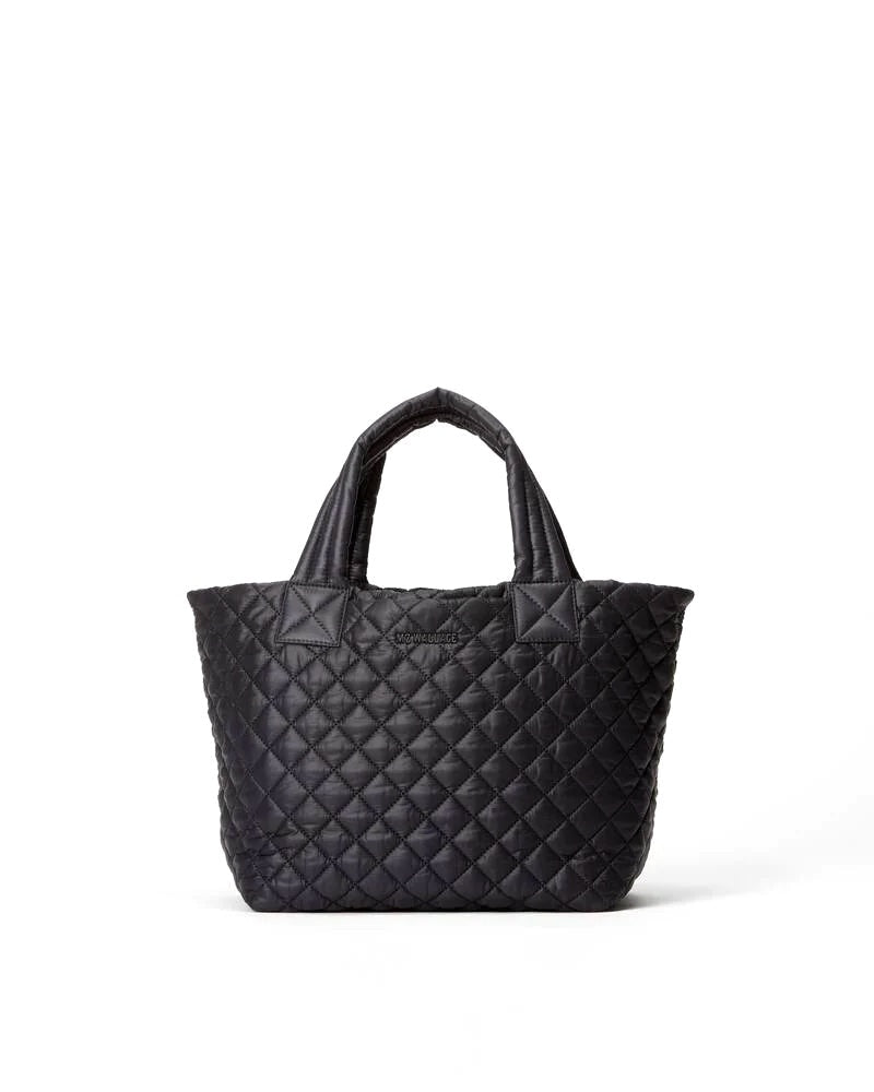 MZ Wallace METRO SMALL TOTE DELUXE BLACK HANDBAGS | Shop now at Main & Taylor Shoes!